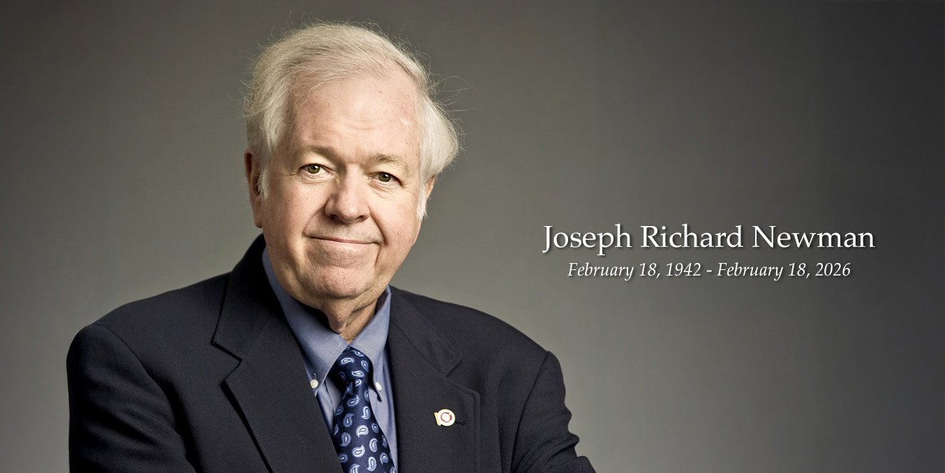 My father, Joseph Richard Newman, who passed away on his 84th birthday.